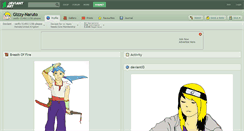 Desktop Screenshot of gizzy-naruto.deviantart.com