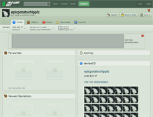 Tablet Screenshot of epicpotatochipplz.deviantart.com
