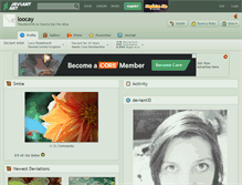 Tablet Screenshot of loocay.deviantart.com