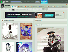 Tablet Screenshot of amiaka.deviantart.com