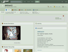 Tablet Screenshot of delirium21.deviantart.com