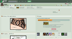 Desktop Screenshot of cayca.deviantart.com