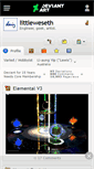 Mobile Screenshot of littleweseth.deviantart.com