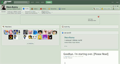 Desktop Screenshot of disco-bunny.deviantart.com