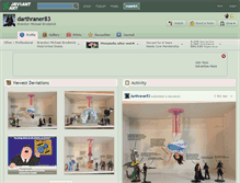 Tablet Screenshot of darthraner83.deviantart.com