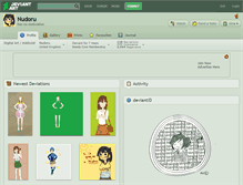 Tablet Screenshot of nudoru.deviantart.com