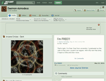 Tablet Screenshot of daemon-asmodeus.deviantart.com
