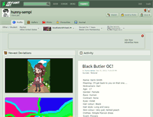 Tablet Screenshot of hunny-sempi.deviantart.com