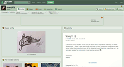 Desktop Screenshot of mandi06.deviantart.com
