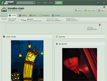 Tablet Screenshot of klondike-chain.deviantart.com