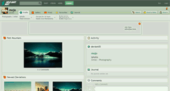Desktop Screenshot of mojo.deviantart.com