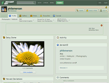 Tablet Screenshot of philemerson.deviantart.com