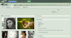 Desktop Screenshot of fat-pie.deviantart.com