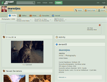 Tablet Screenshot of dearestjess.deviantart.com