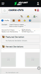 Mobile Screenshot of cookie-chris.deviantart.com