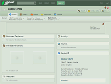 Tablet Screenshot of cookie-chris.deviantart.com