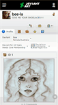 Mobile Screenshot of bee-la.deviantart.com