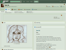 Tablet Screenshot of bee-la.deviantart.com