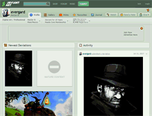 Tablet Screenshot of evergard.deviantart.com