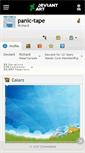 Mobile Screenshot of panic-tape.deviantart.com
