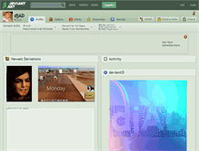 Tablet Screenshot of djad.deviantart.com