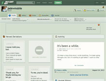 Tablet Screenshot of jadewmobile.deviantart.com