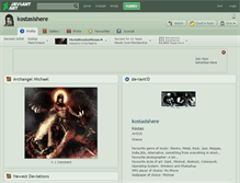 Tablet Screenshot of kostasishere.deviantart.com