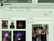 Tablet Screenshot of mournthefey.deviantart.com