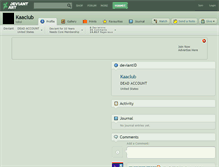 Tablet Screenshot of kaaclub.deviantart.com