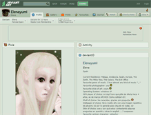 Tablet Screenshot of elenayumi.deviantart.com