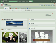 Tablet Screenshot of escon.deviantart.com