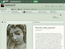 Tablet Screenshot of forgottensoul25.deviantart.com