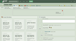 Desktop Screenshot of human-robot.deviantart.com