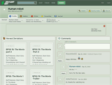 Tablet Screenshot of human-robot.deviantart.com