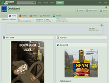 Tablet Screenshot of orbitdum1.deviantart.com
