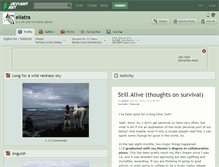 Tablet Screenshot of eliatra.deviantart.com