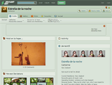 Tablet Screenshot of estrella-de-la-noche.deviantart.com
