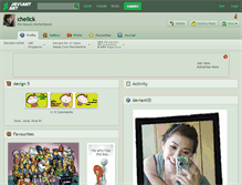 Tablet Screenshot of chelick.deviantart.com