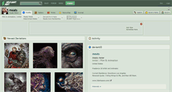 Desktop Screenshot of meats.deviantart.com