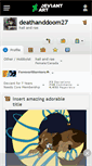 Mobile Screenshot of deathanddoom27.deviantart.com