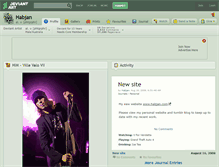 Tablet Screenshot of habjan.deviantart.com