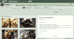 Desktop Screenshot of crow-god.deviantart.com