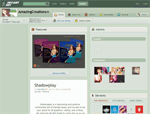 Tablet Screenshot of amazingcreations.deviantart.com