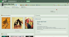 Desktop Screenshot of deadly-night-shade.deviantart.com