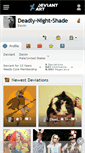 Mobile Screenshot of deadly-night-shade.deviantart.com