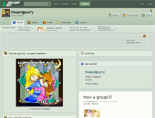 Tablet Screenshot of linaandgourry.deviantart.com