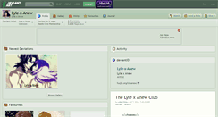 Desktop Screenshot of lyle-x-anew.deviantart.com