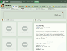 Tablet Screenshot of kagsacar.deviantart.com