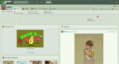 Desktop Screenshot of cxsr9.deviantart.com