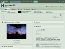 Tablet Screenshot of hummingbird88.deviantart.com